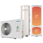 Pachet pompa de caldura tip inverter, monobloc, aer-apa, DOTELS 16kW, Wi-Fi, 400 V