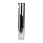 Burlan inox cazan peleti 80mm x 0.5mm x 0.5ml si garnitura