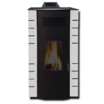 Semineu pe peleti cu perdea de aer cald AMIGA 8 kW - imagine 2