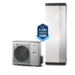 Pompa de caldura aer-apa, split, NIBE AMS 20-10 cu modul interior SVM S332-10 EM, 230V, pt. max. 150 mp