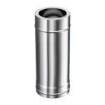 Cos de fum profesional din inox, dublu izolat, pornire consola - imagine 3