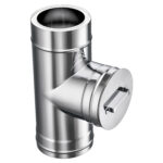 Cos de fum profesional din inox, dublu izolat, pornire consola - imagine 4