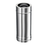 Cos de fum profesional din inox, dublu izolat, baza 0 - imagine 5