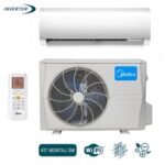 Aparat aer conditionat Midea New Blanc 2021, inverter 12000 BTU, kit montaj 3M, Wi-Fi inclus