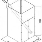 Buncar pentru peleti, 600L-400kg, Arca Caldaie