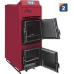 Cazan din otel pe combustibil solid cu 3 drumuri de fum Ferroli FSB TOP N 35 kW - imagine 2