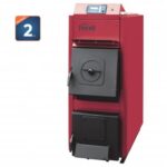 Cazan din otel pe combustibil solid cu 3 drumuri de fum Ferroli FSB TOP N 35 kW - imagine 3