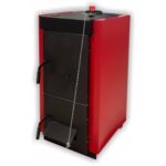 Cazan din otel pe combustibil solid cu regulator de tiraj Woody SB FC 35 KW