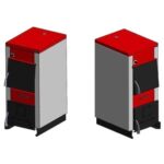 Cazan din otel pe combustibil solid DOMINUS 90 kW - imagine 2