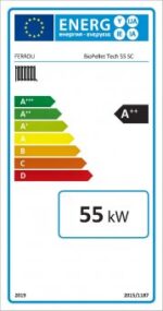 Cazan pe peleți cu autocurățare Ferroli BioPellet Tech SC 55S - imagine 2