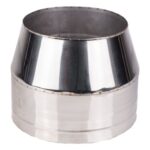 Cos de fum profesional din inox, dublu izolat, baza suspendata - imagine 2