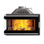 Semineu fonta sticla KAWMET W16 ECO 13,5 kW, sticla laterala