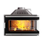 Semineu fonta sticla KAWMET W16 ECO 13,5 kW, sticla laterala - imagine 2