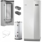 Pachet pompa de caldura apa-apa NIBE F1145-17 (400V), pentru casa 270-300 mp