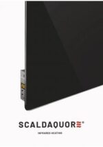 Panou radiant ceramic infrarosu Scaldaquore Linea Vetro 750 Nero - imagine 2