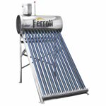 Panou solar nepresurizat din inox Ecosole - 15 tuburi si boiler 150L