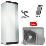 Pompa de caldura NIBE AMS 20-10 cu modul interior VVM S320 R EM, 230V, pt. 130-140 mp