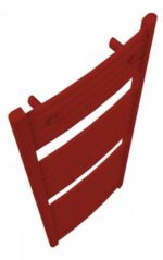 Radiator baie curbat rosu, RADOX Round N 500x1200 mm, culoare roșu RAL3000 - imagine 3