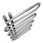 Radiator baie portprosop decorativ cromat 500/1000 mm RIVER - imagine 3