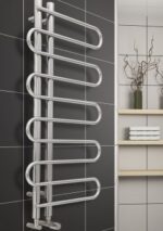 Radiator baie portprosop decorativ cromat 500/1000 mm RIVER - imagine 5