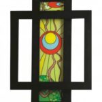 Radiator decorativ colorat 600/900 mm COMBI GLASS