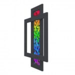 Radiator decorativ colorat 600/900 mm COMBI GLASS - imagine 4