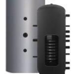 Rezervor de acumulare/puffer cu o serpentina Sunsystem PR 1000L, cu izolatie din poliuretan