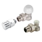 Set robineti termostatati pt. PPR, tur/retur, Tiemme 1/2”