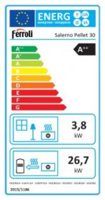 Termosemineu pe peleti Ferroli Salerno Pellet 30kW - imagine 2