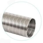 Tub flexibil inox, 80 mm x 3 ml - imagine 2